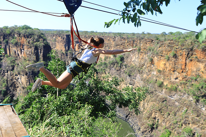 Flying Fox -  Victoria Falls